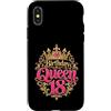 18th Birthday Gifts for Women 18 Years D Custodia per iPhone X/XS 18° compleanno ragazza 18 anni donna 2008 regalo divertente