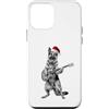 German Shepherd Funny Holiday Guitar Dog Custodia per iPhone 12 mini Divertente pastore tedesco Holiday chitarrista