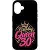 30th Birthday Gifts for Women 30 Years D Custodia per iPhone 16 30° compleanno donna 30 anni donna 1996 decorazione divertente regalo