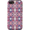 Sarah Wainwright Art Custodia per iPhone SE (2020) / 7/8 Stile Vintage Disegnato A Mano Folk Floreale Botanico Borgogna Blu