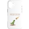 Dibba Designs Custodia per iPhone 16 Comet Me Bro T-Rex Dinosauro Dino Sistema Solare Galaxy Spazio