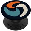 1950s Retro Geometric Designs Modello ad arco atomico Boomerang della metà del secolo PopSockets PopGrip Adesivo
