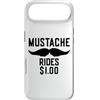 Inappropriate Humor Co. Custodia per iPhone Air Mustache Rides $1.00 Giro dei baffi maschili