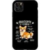 Corgi Chaos Club Custodia per iPhone 11 Pro Max Divertente anatomia di un corgi amante dei cani Doggo Pet Owner Humor
