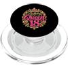 18th Birthday Gifts for Women 18 Years D 18° compleanno ragazza 18 anni donna 2008 regalo divertente PopSockets PopGrip per MagSafe