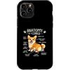 Corgi Chaos Club Custodia per iPhone 11 Pro Divertente anatomia di un corgi amante dei cani Doggo Pet Owner Humor