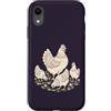 Chicken Coop Humor Custodia per iPhone XR Pollo pastello gallina fattoria floreale