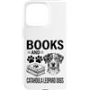 Funny Catahoula Leopard Dog And Book Des Custodia per iPhone 15 Pro Max Libri E Catahoula Leopard Dogs Divertente Catahoula Leopard Dog