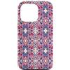 Sarah Wainwright Art Custodia per iPhone 13 Pro Stile Vintage Disegnato A Mano Folk Floreale Botanico Borgogna Blu