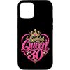 30th Birthday Gifts for Women 30 Years D Custodia per iPhone 12/12 Pro 30° compleanno donna 30 anni donna 1996 decorazione divertente regalo
