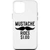 Inappropriate Humor Co. Custodia per iPhone 12 mini Mustache Rides $1.00 Giro dei baffi maschili
