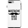 Inappropriate Humor Co. Custodia per iPhone 7 Plus/8 Plus Mustache Rides $1.00 Giro dei baffi maschili