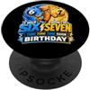 Magliette Tung Tung Sahur e regalo per i Divertente 7° compleanno 67 Brainrot Meme Tung Tung Tung PopSockets PopGrip Adesivo
