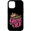 30th Birthday Gifts for Women 30 Years D Custodia per iPhone 12/12 Pro 30° compleanno donna 30 anni donna 1996 decorazione divertente regalo