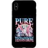 Sarcastic Alpha Male Gym Bro Meme Unicor Custodia per iPhone XS Max Testosterone puro divertente unicorno ironico arcobaleno meme palestra Bro