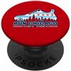 Chi-Town City Run Collection Sneaker Running Chicago Skyline con grafica Run Chi-Town GPS Art PopSockets PopGrip Adesivo
