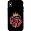 30th Birthday Gifts for Women 30 Years D Custodia per iPhone X/XS 30° compleanno donna 30 anni donna 1996 decorazione divertente regalo