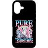 Sarcastic Alpha Male Gym Bro Meme Unicor Custodia per iPhone 17 Testosterone puro divertente unicorno ironico arcobaleno meme palestra Bro