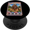 Funny Retro Baseball Card Dog Owner Love Carta collezionabile sportiva Bloodhound Vintage anni '70 '80 PopSockets PopGrip Adesivo