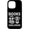 Funny Catahoula Leopard Dog And Book Des Custodia per iPhone 14 Pro Max Libri E Catahoula Leopard Dogs Divertente Catahoula Leopard Dog