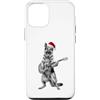 German Shepherd Funny Holiday Guitar Dog Custodia per iPhone 12/12 Pro Divertente pastore tedesco Holiday chitarrista