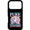 Sarcastic Alpha Male Gym Bro Meme Unicor Custodia per iPhone 17 Pro Testosterone puro divertente unicorno ironico arcobaleno meme palestra Bro