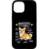 Corgi Chaos Club Custodia per iPhone 15 Divertente anatomia di un corgi amante dei cani Doggo Pet Owner Humor