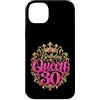 30th Birthday Gifts for Women 30 Years D Custodia per iPhone 14 Plus 30° compleanno donna 30 anni donna 1996 decorazione divertente regalo