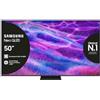 Samsung Smart TV 50'' QE50QN83FAUXZT Neo QLED 4K Mini LED, NQ4 AI Gen2 Processor, 4K AI Upscaling, AI Customization Mode, Dolby Atmos & OTS Lite, Simple Chamfer Design, 2025