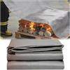 UGUGU Coperta antincendio for affumicatore alla griglia, Telo Impermeabile for Saldatura ignifuga da 0,35 mm, 1 PCS