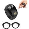 Generic Dispositivo di conteggio Ring Step Tracker | Anello per conteggio dei passi, per uomini, donne, anziani, studenti, giovani, atleti, camminate, escursioni, corsa