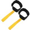 OFFSCH 2 Pezzi Corda di Sicurezza, Sgancio Rapido Regolabile | PP Nero, per Pinne da Snorkeling e Nuoto, Adatta ad Allenamento e Bodyboarding, Gialla Visibile