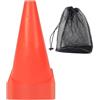 ECMQS 10Pcs Calcio Agilitys Cono Calcio Formazione Maker Secchio Pallacanestro Team Training Marker Cono Segno di Calcio Secchio Basket Attrezzature Agil