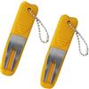 ECMQS 2Pcs Golf Verde Divot Strumento Metallo Piegatura per Corso Riparazione Golf Raccoglitori di Palline