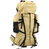 LPERTGFHU Zaino da trekking, zaino per attività all'aria aperta, Nero , L | Robusto telaio in ferro, tessuto Oxford 900D, spallacci imbottiti
