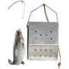 Generisch Scatola per esche da pesca, posizionamento fisso, cestino per | Scatola leggera per esche con facile rilascio per pesci da laghetto e cattura di gatti