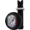 Operitacx Manometro per Tavola da Surf Gonfiabile in Pvc, Metallo e Gomma Nero | Misuratore di Pressione Aria Portatile, Distribuzione Uniforme, per Club Acquatici, Principianti e Preparazione Casa