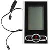 Generic Tachimetro ellittico analogico cardiofrequenzimetro Tracker Indoor Bike | Monitor tachimetro per esercizi di ciclismo indoor, allenamento della forza, dispositivo di canottaggio