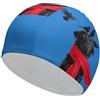 FJQWKLF Cuffia da nuoto unisex con cane Labrador nero e corvo nero per capelli corti e lunghi, per piscina, da uomo e da donna