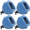 Luocute 4pcs Portagesso in Gomma per Stecca da Biliardo | Design con cordoncino, stile clip per pistola, borsa per il trasporto, accessorio per biliardo, gomma resistente agli strappi