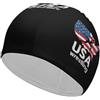 FJQWKLF Cuffie da nuoto eleganti USA Wrestling, cuffia da a impermeabile per la protezione dei capelli, facili da indossare e da togliere