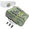 Generic Marcatore per palline da golf, design dollaro, supporto per cappello da | Design dollaro con marcatore in ferro inossidabile e clip in acciaio al manganese. Dimensioni compatte per sacche da golf