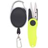 ECMQS Forbici da pesca in acciaio inox per lenza intrecciata, multifunzione, pieghevole, attrezzatura da pesca