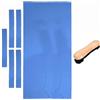 Gralara Set di Feltro per Tavolo da Biliardo da 2,7 Panno in Lana di Nylon E Strisce di Rinforzo per Bordi, Ideale per La Manutenzione Professionale