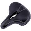 VICASKY Sella Bici da Strada Larga in PU Nero Foro di Ventilazione | Resistente All'usura, Seduta Arrotondata, Distribuzione Equilibrata del Carico, per Lunghe Uscite e Allenamento Indoor