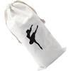 DIYEAH Borsa per Scarpette da Punta Coulisse, Lint Beige | Organizer Spazioso per Accessori Danza e Toe Pads, Chiusura Pratica, per Studio e Uscite All'aperto