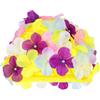 Toyvian Cuffia da Nuoto Petali Floreali 3d, Stile Vintage Donna | Nylon Rivestito in Silicone, Protezione per Chioma e Orecchie, Uso in Piscina e Vasca Idromassaggio