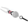 Alomejor Metal Divot Repair Tool, Portatile Accessorio da | Design durevole, impugnatura antiscivolo, finitura elettrolitica, ripara buche da , leggero