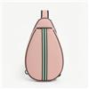 predolo Borsa Porta Racchette con Tasca Frontale , Taglia Unica , Rosa , color to 1 | Sottile, Compatta, per Campo da Tennis, Tennisti