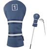 Generic Copertura elastica per mazze da golf, fodera in peluche | Coperture da golf resistenti agli strappi per conducenti in legno, per uomini, donne, papà, compleanno, Natale